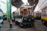 Porto railcar 104 in Museu do Carro Eléctrico (2008)