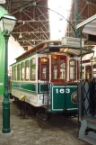 Porto railcar 163 in Museu do Carro Eléctrico (2008)