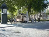Porto tram line 22 with railcar 131 at Carmo (2016)
