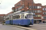 Postcard: Amsterdam articulated tram 269 on Jan Evertsenstraat (1987)