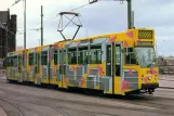 Postcard: Amsterdam articulated tram 815 at Central Station (1986)