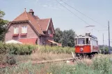 Postcard: Amsterdam museum line 30 with railcar 352 near Kalfjeslaan (1992)