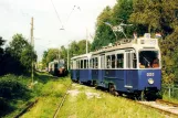 Postcard: Amsterdam museum line 30 with railcar 533 at Bovenkerk (2001)