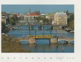 Postcard: Amsterdam on Nieuwe Amstelbrug (1990)