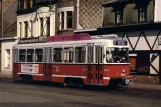 Postcard: Antwerp tram line 7 with railcar 2164 near Hoboken Steynstraat (1986)