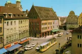 Postcard: Augsburg at Weberhaus (1958)