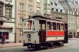 Postcard: Augsburg museum tram 14 on Maximilianstraße (1981)