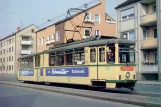 Postcard: Augsburg museum tram 403 near Lechhausen (1981)