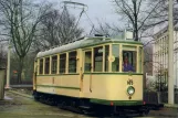 Postcard: Augsburg railcar 165 at Straßenbahnbetriebshof (1981)