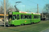 Postcard: Basel articulated tram 659 on Aeussere Baselstrasse (1990)