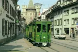 Postcard: Basel museum tram 215 on Spalenvorstadt (1992)