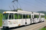 Postcard: Berne articulated tram 724 at Saali (1991)