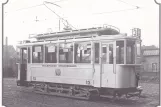 Postcard: Bielefeld railcar 13 at the depot Sieker (1929)