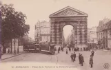 Postcard: Bordeaux on Place de la Victoire (1919)