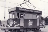 Postcard: Bremen rail cleaning car SR1 at BSAG - Zentrum (1960)