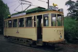 Postcard: Bremen railcar 134 at the depot BSAG - Zentrum (1992)