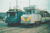 Postcard: Bremen service vehicle RL 1 at the depot BSAG - Zentrum (1960)
