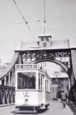 Postcard: Bremen tram line 4 with railcar 266 on Große Weserbrücke (1937)