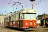Postcard: Bremen tram line 6 with articulated tram 532 at Hauptbahnhof (1979)