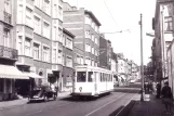 Postcard: Brussels regional line S with railcar 10494 on rue Willems / Willemsstraat (1960)
