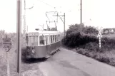 Postcard: Brussels tram line 67 at Wanfercee - Baulet (1960)
