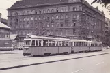 Postcard: Budapest tram line 49 with railcar 3248 on Bartók Béla út (1980)