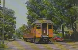 Postcard: Chicago railcar 104 on Michigan Street (1969)