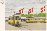 Postcard: Copenhagen animal show line Buh at Dyrskuepladsen  Bellahøj (1938)