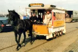 Postcard: Copenhagen horse tram 51 "Hønen" near Kalkbrænderihavnen (1996)