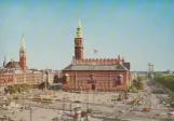 Postcard: Copenhagen in front of City Hall (1963)