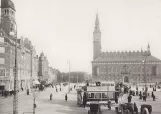 Postcard: Copenhagen Main line on Rådhuspladsen (1903-1905)
