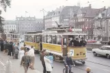Postcard: Copenhagen railcar 17 on Vindebrogade (1969)