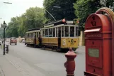 Postcard: Copenhagen railcar 257 at Sjællandsgade (1966)