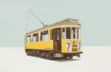 Postcard: Copenhagen railcar 503 (1975)