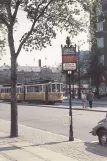 Postcard: Copenhagen tram line 11 with railcar 325 at Axeltorv (1958)