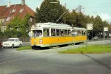 Postcard: Copenhagen tram line 13 with articulated tram 833 on Sallingvej (1962-1964)