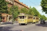 Postcard: Copenhagen tram line 13 with railcar 470 on Sallingvej (1963)