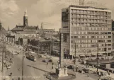 Postcard: Copenhagen tram line 16 on Vesterbrogade (1953)