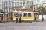 Postcard: Copenhagen tram line 17 with railcar 399 on Rådhuspladsen (1929-1931)