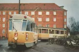 Postcard: Copenhagen tram line 2 with railcar 701 at Sundbyvesterplads (1967)