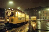 Postcard: Copenhagen tram line 6 with articulated tram 884 at Kongens Nytorv (1969)