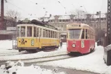 Postcard: Copenhagen tram line 8 with railcar 308 at Degnemose Allé (1958)