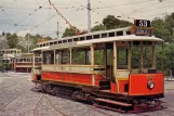 Postcard: Crich railcar 765 on Crich Tramway Village (1970)