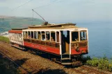 Postcard: Douglas, Isle of Man Manx Electric Railway with railcar 22 near Milnes (1991)