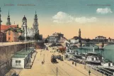 Postcard: Dresden on Brühlsche Terrasse (1914)