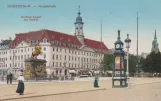 Postcard: Dresden on Hauptstraße (1910)