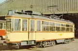 Postcard: Dresden railcar 1722 at the depot Betriebshof Trachenberge (2001)