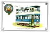 Postcard: Dublin bilevel rail car 128  (2006)