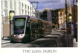 Postcard: Dublin Green Line with low-floor articulated tram 4011 at St. Stephen's Green (2004)