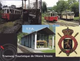 Postcard: Érezée with railcar AR 133 "Francais" at T.T.A. Pont-d'Erezée (2010)